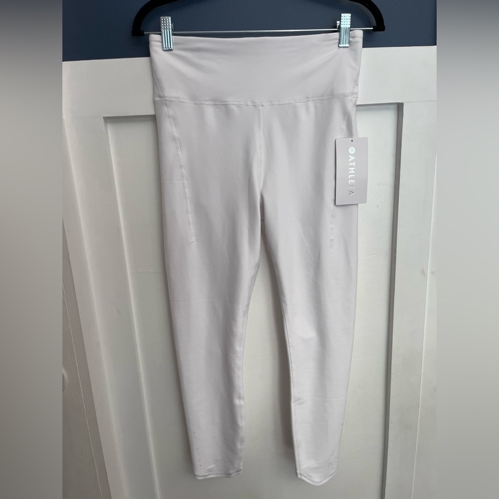 Athleta Pacesetter 7/8 Tight Leggings - White